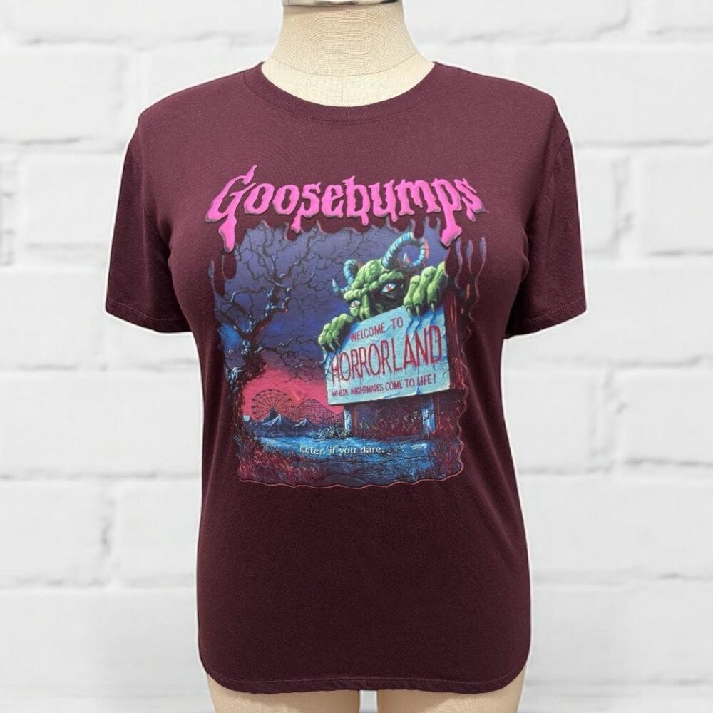 Torrid 00‎ (size 10) Goosebumps Horrorland Relaxed Fit Boxy T Shirt Punk Gothic